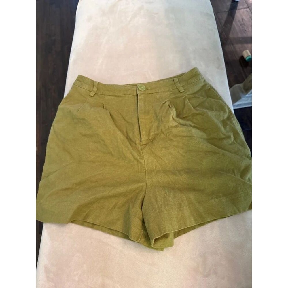Open edit linen shorts